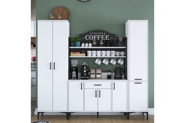 Manorma Highboard - Vit - Förvaring - Skåp - Förvaringsskåp