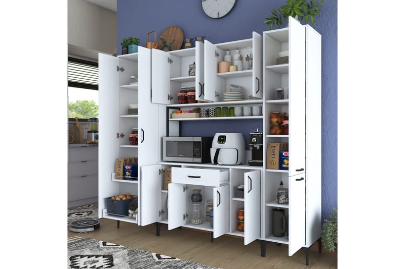 Manorma Highboard - Vit - Förvaring - Skåp - Förvaringsskåp