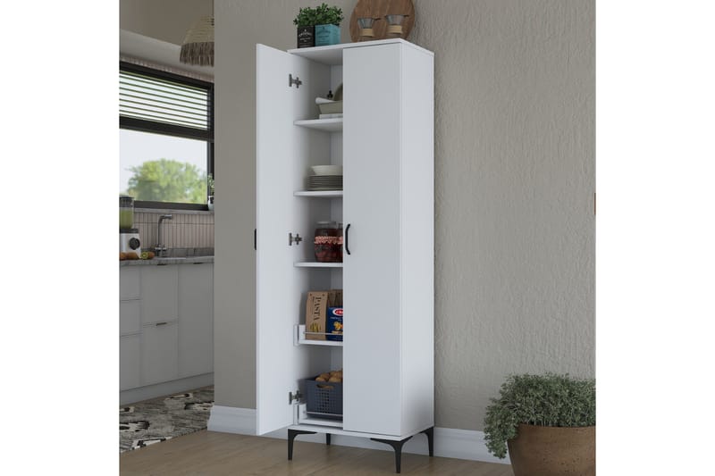 Manorma Highboard - Vit - Förvaring - Skåp - Förvaringsskåp