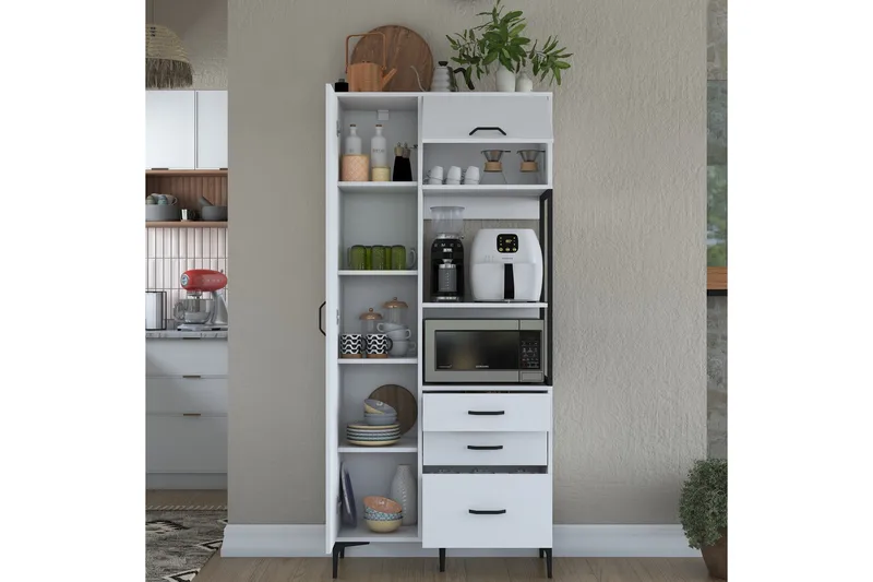 Manorma Highboard - Vit - Förvaring - Skåp - Förvaringsskåp