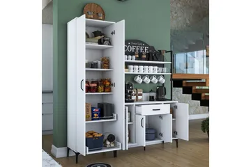 Manorma Highboard - Vit - Förvaring - Skåp - Förvaringsskåp