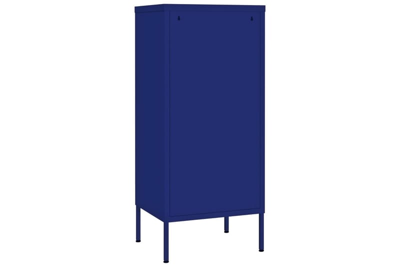 Förvaringsskåp marinblå 80x35x101,5 cm stål - Blå - Förvaring - Skåp - Förvaringsskåp