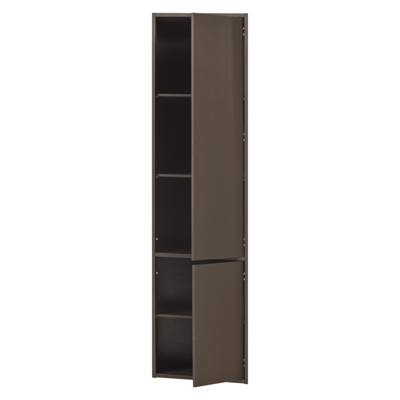 Förvaringsskåp Meggy 215 cm - Mellanbrun - Förvaring - Skåp - Förvaringsskåp