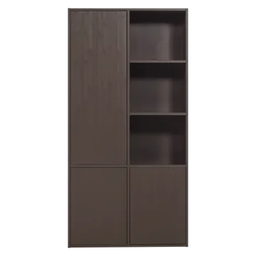 Förvaringsskåp Meggy 215 cm - Mellanbrun - Förvaring - Skåp - Förvaringsskåp