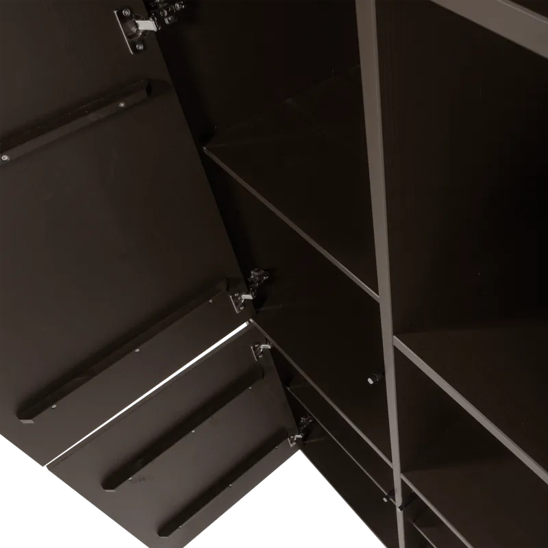 Förvaringsskåp Meggy 215 cm - Mellanbrun - Förvaring - Skåp - Förvaringsskåp