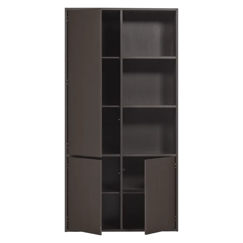 Förvaringsskåp Meggy 215 cm - Mellanbrun - Förvaring - Skåp - Förvaringsskåp