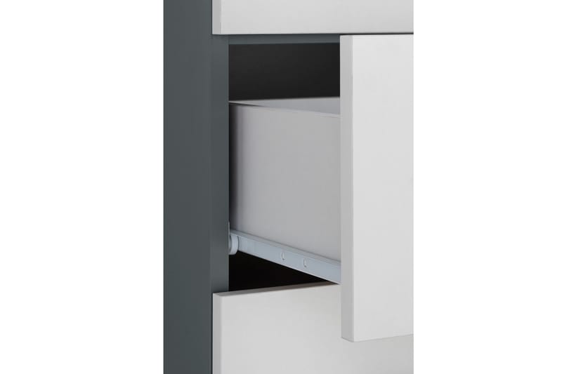 Michikue Highboard - Vit - Förvaringsskåp