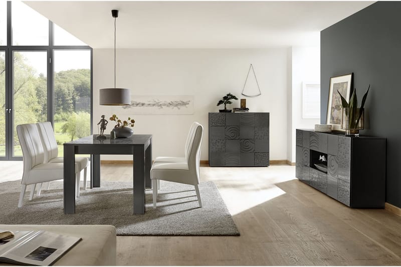 Mironne Highboard 121 cm - Grå - Förvaring - Skåp - Förvaringsskåp