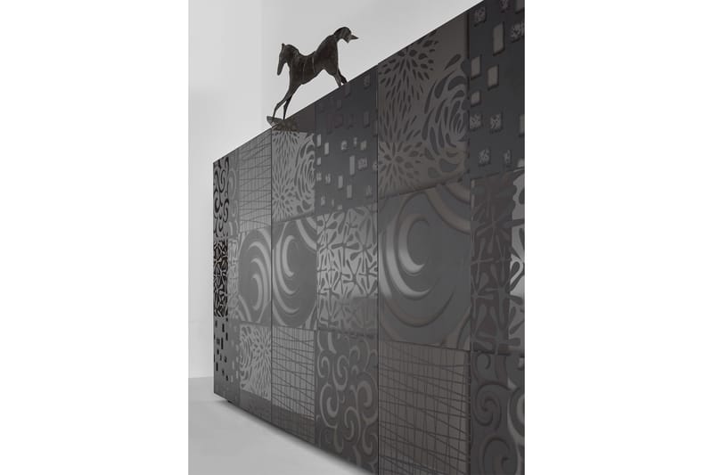 Mironne Highboard 121 cm - Grå - Förvaring - Skåp - Förvaringsskåp