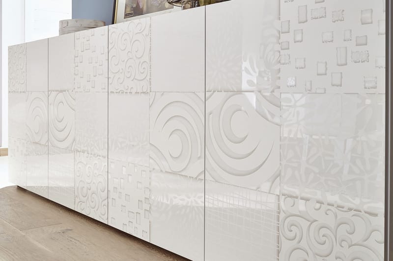 Mironne Highboard 121 cm - Vit - Förvaring - Skåp - Förvaringsskåp