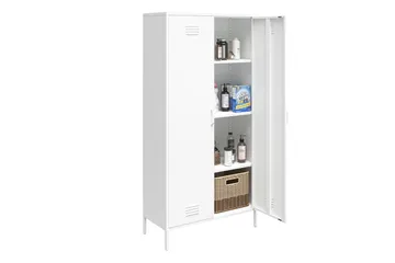 Mission District Highboard Vit - Dorel Home - Förvaring - Skåp - Förvaringsskåp