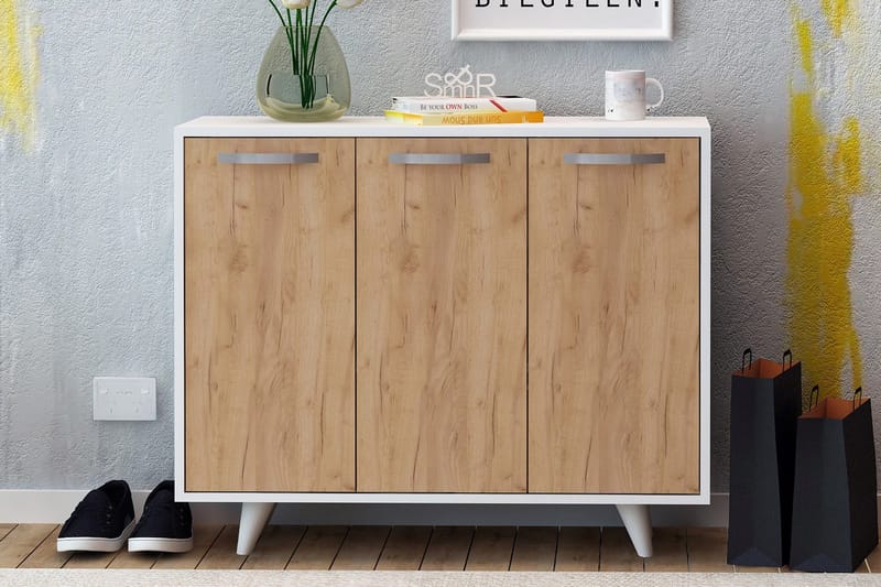 Mod Skänk i Trä - Vit|Brun - Förvaring - Förvaringsmöbler - Sideboard & skänk
