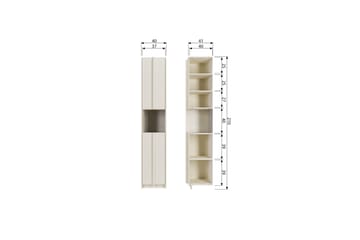 Morya Highboard - Beige - Förvaring - Skåp - Förvaringsskåp