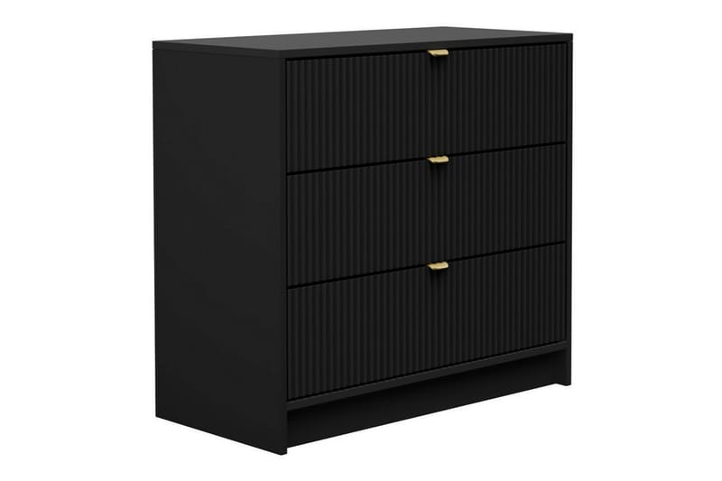 Novaj Highboard - Svart - Förvaringsskåp