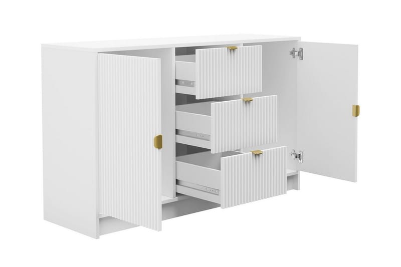 Novaj Highboard - Vit - Förvaring - Skåp - Förvaringsskåp