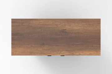 Numandro Highboard 40x96 cm - Teak/Antracit - Förvaring - Skåp - Förvaringsskåp