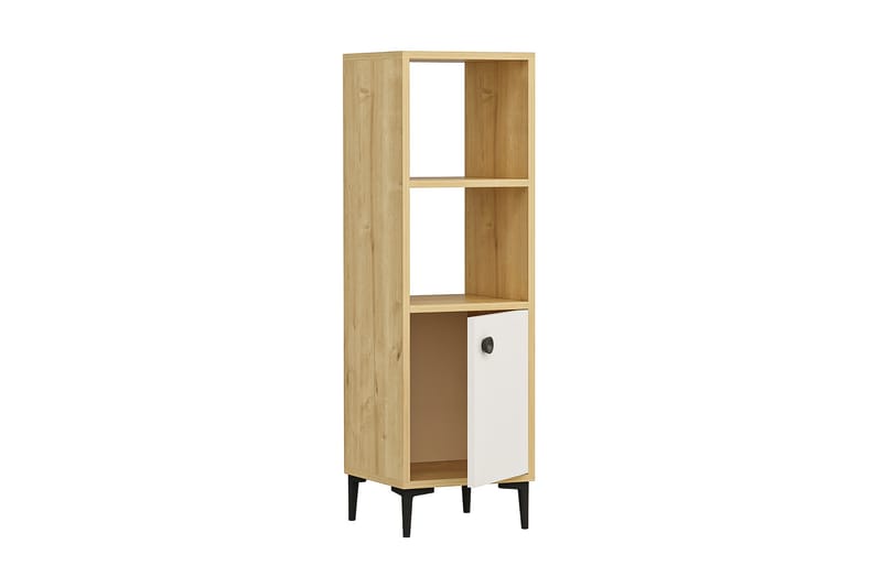 Olsenago Highboard 39x35 cm - Blå/Natur/Vit - Förvaring - Skåp - Förvaringsskåp