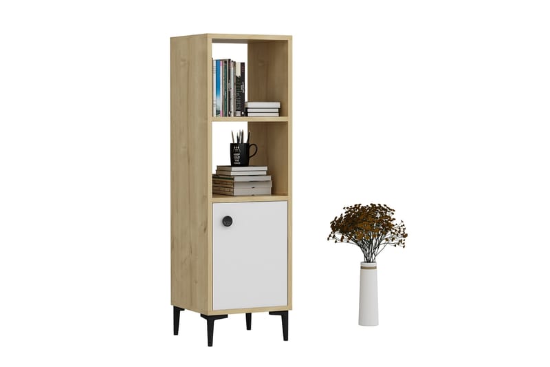 Olsenago Highboard 39x35 cm - Blå/Natur/Vit - Förvaring - Skåp - Förvaringsskåp