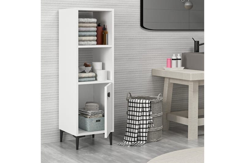 Olsenago Highboard 39x35 cm - Vit - Förvaring - Skåp - Förvaringsskåp