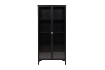 Piring Skåpsbyrå 90x40x190 cm - Svart - Förvaring - Skåp - Förvaringsskåp