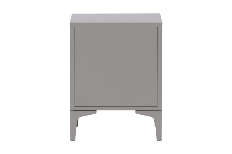 Piring Skåpsbyrå med två lådor 45x40x52 cm - Ljusgrå - Förvaring - Skåp - Förvaringsskåp