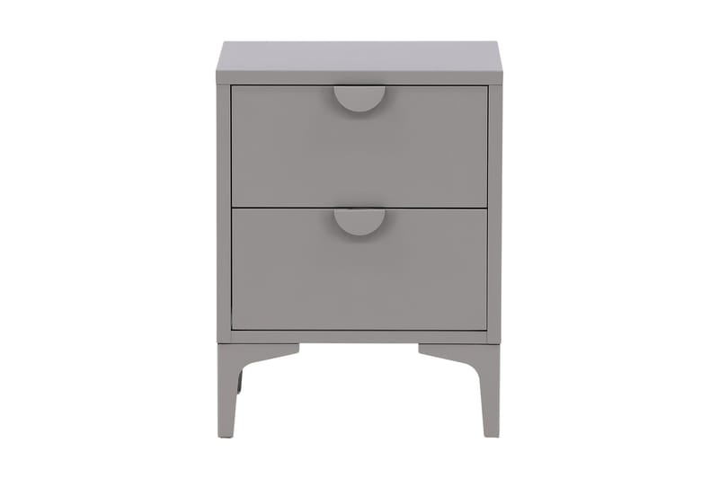 Piring Skåpsbyrå med två lådor 45x40x52 cm - Ljusgrå - Förvaring - Skåp - Förvaringsskåp