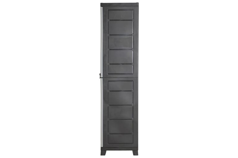 Plastskåp 65x45x181 cm - Grå - Förvaring - Skåp - Förvaringsskåp