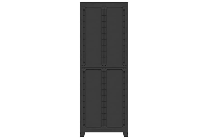 Plastskåp 65x45x181 cm - Grå - Förvaring - Skåp - Förvaringsskåp