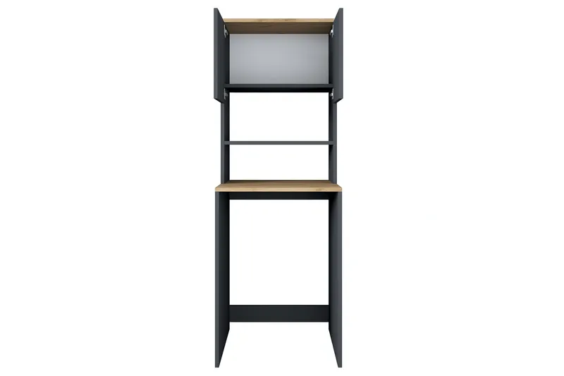 Ramdev Highboard - Valnöt/Antracit - Hus & renovering - Kök & bad - Badrum - Badrumsmöbler & badrumsinredning - Tvättställsskåp & kommod