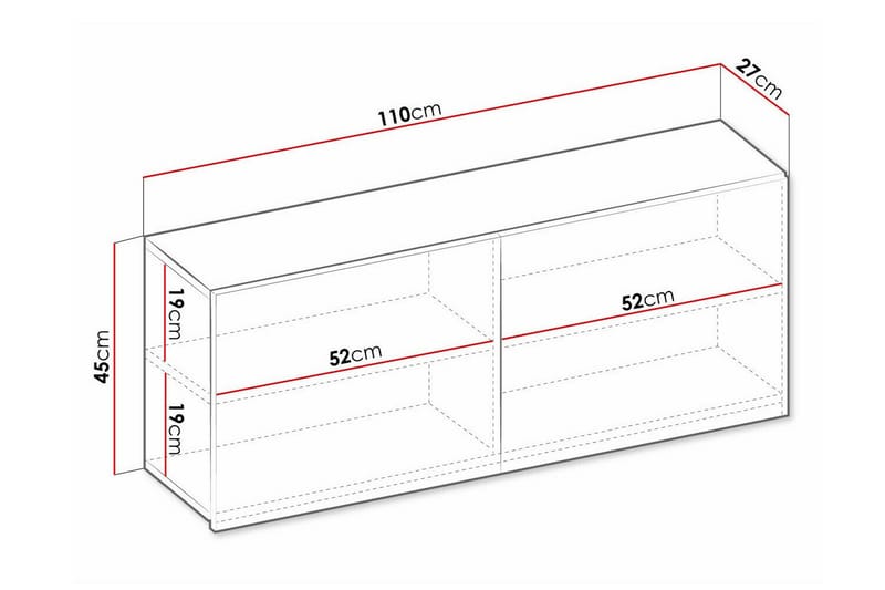 Rathmore Highboard - Ljusgrå - Förvaring - Skåp - Förvaringsskåp