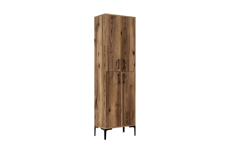 Retzow Highboard 60x35 cm - Mörkbrun - Förvaring - Skåp - Förvaringsskåp