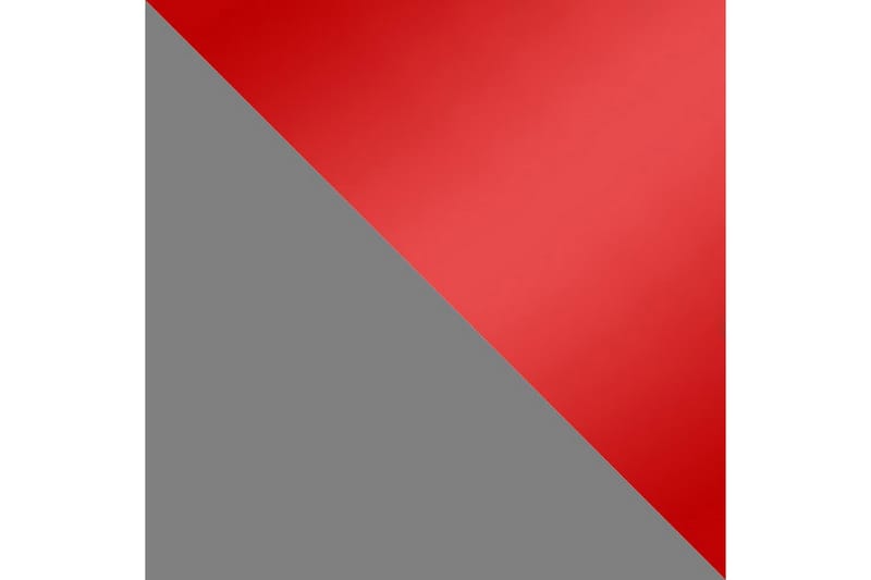 Rose Skåp med lådor 60x52x82 cm - Röd/Vit - Förvaringsskåp