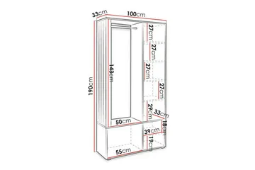 Rosehall Highboard - Förvaring - Skåp - Förvaringsskåp