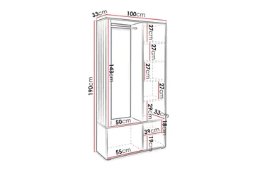 Rosehall Highboard - Förvaring - Skåp - Förvaringsskåp