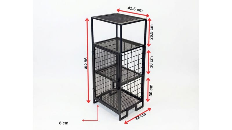Belvi Förvaringsmöbel 96 cm - Hus & renovering - Kök & bad - Badrum - Badrumsmöbler & badrumsinredning - Badrumsförvaring