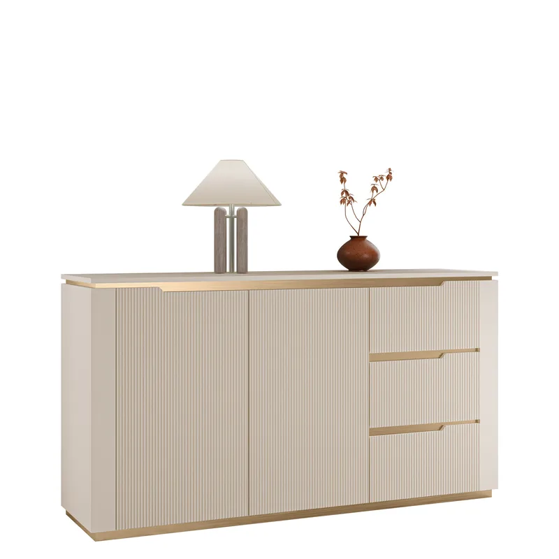 Hilafin Skänk i Trä, Offwhite