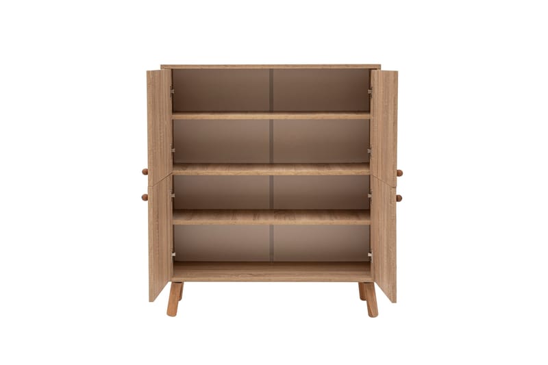 Sakarya Highboard 95x111 cm Flerfärgad - Hanah Home - Förvaring - Skåp - Förvaringsskåp