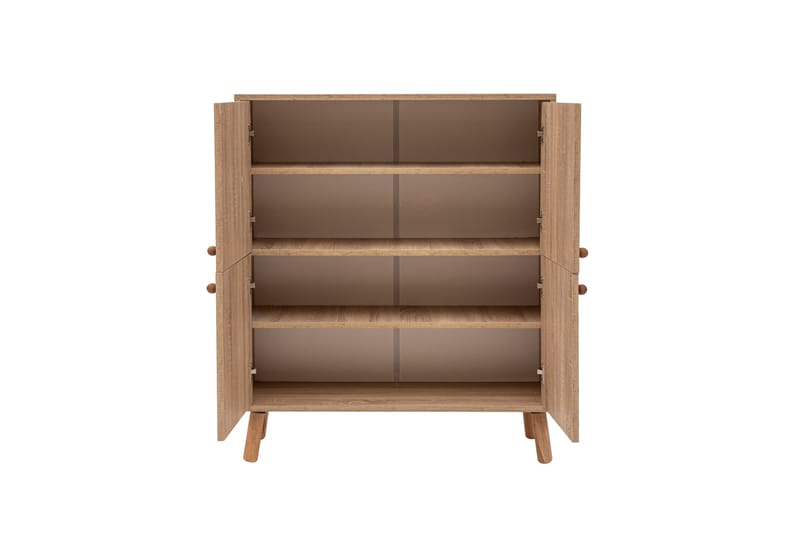 Sakarya Highboard 95x111 cm Flerfärgad - Hanah Home - Förvaringsskåp