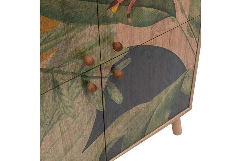 Sakarya Highboard 95x111 cm Flerfärgad - Hanah Home - Förvaringsskåp