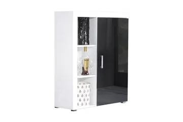 Samba Förvaringsskåp 90x35x114 cm Black