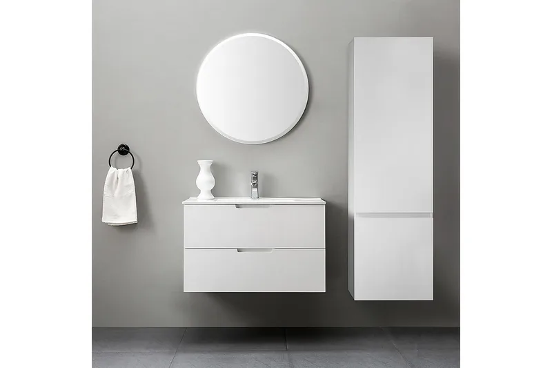 Sidoskåp Bathlife Eufori Vit