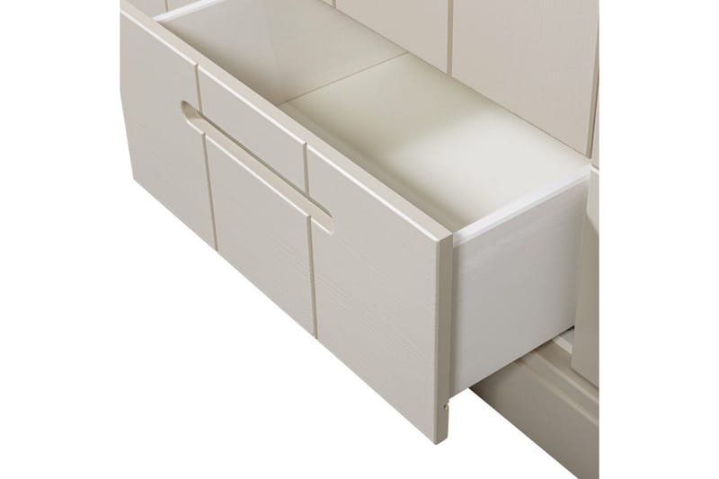 Skåp Connect 3-dörrar - Beige - Förvaring - Klädförvaring - Garderob & garderobssystem - Klädskåp & fristående garderob