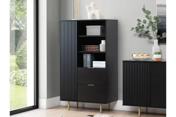 Staffin Highboard - Svart - Förvaring - Skåp - Förvaringsskåp