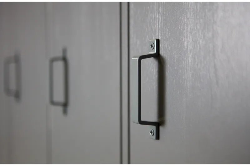 Stijn Förvaringsskåp 103x187x40 cm - Stålgrå Tall - Förvaring - Skåp - Förvaringsskåp - Omklädningsskåp