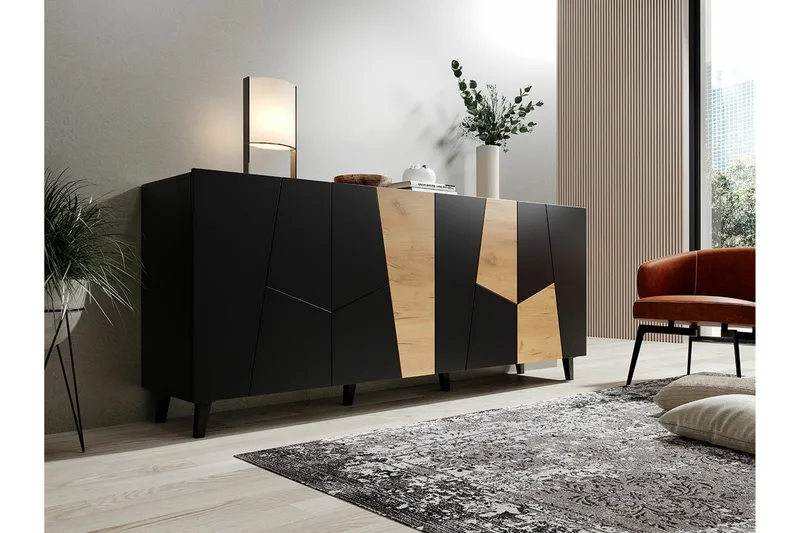 Strontian Highboard Scandinavian Choice Black - Förvaring - Skåp - Förvaringsskåp