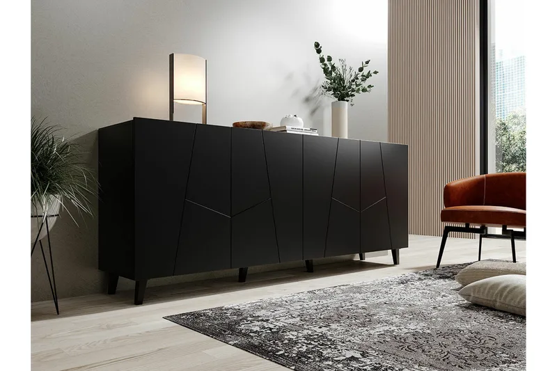 Strontian Highboard Scandinavian Choice Black - Förvaring - Skåp - Förvaringsskåp
