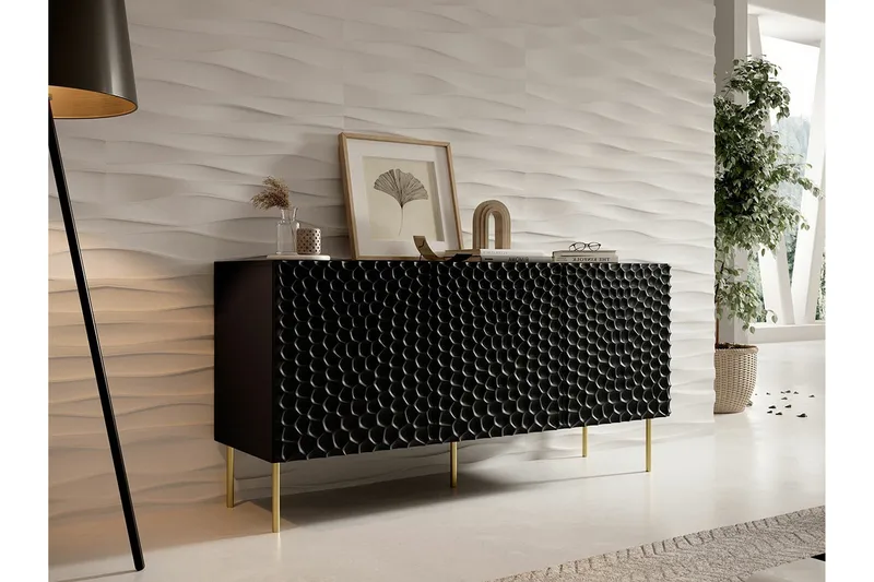 Strontian Highboard Scandinavian Choice Black - Förvaring - Skåp - Förvaringsskåp