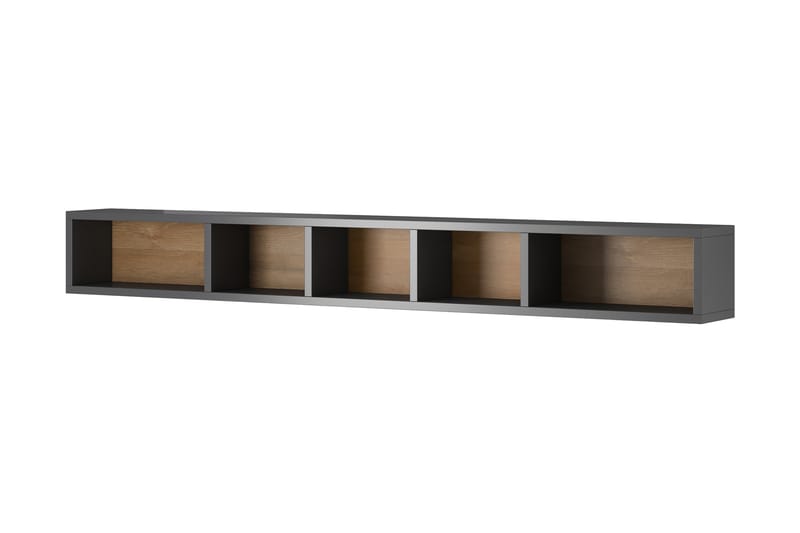 Toreno Highboard 19x169 cm - Antracit/Natur - Förvaring - Skåp - Förvaringsskåp