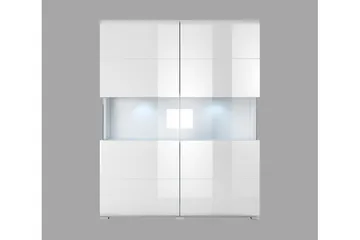 Toreno Highboard 39x122 cm - Vit - Förvaring - Skåp - Förvaringsskåp