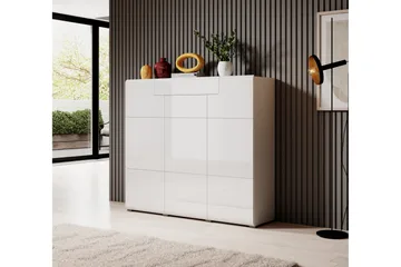 Toreno Highboard 39x147 cm - Vit - Förvaring - Skåp - Förvaringsskåp